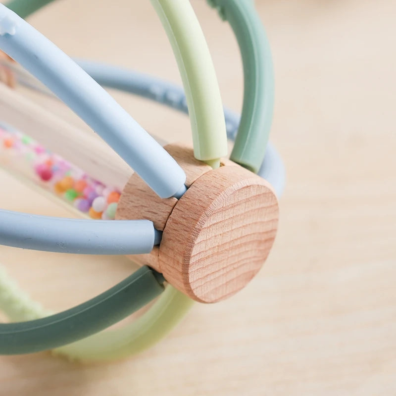 Wooden Rain Drum Sensory Rattle