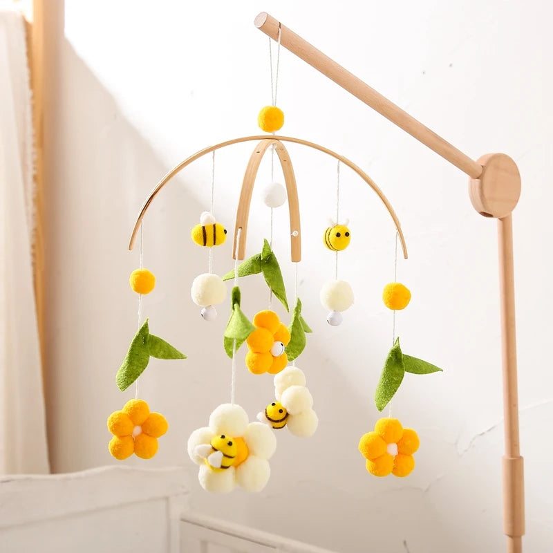 Musical Bee Crib Mobile Rattles