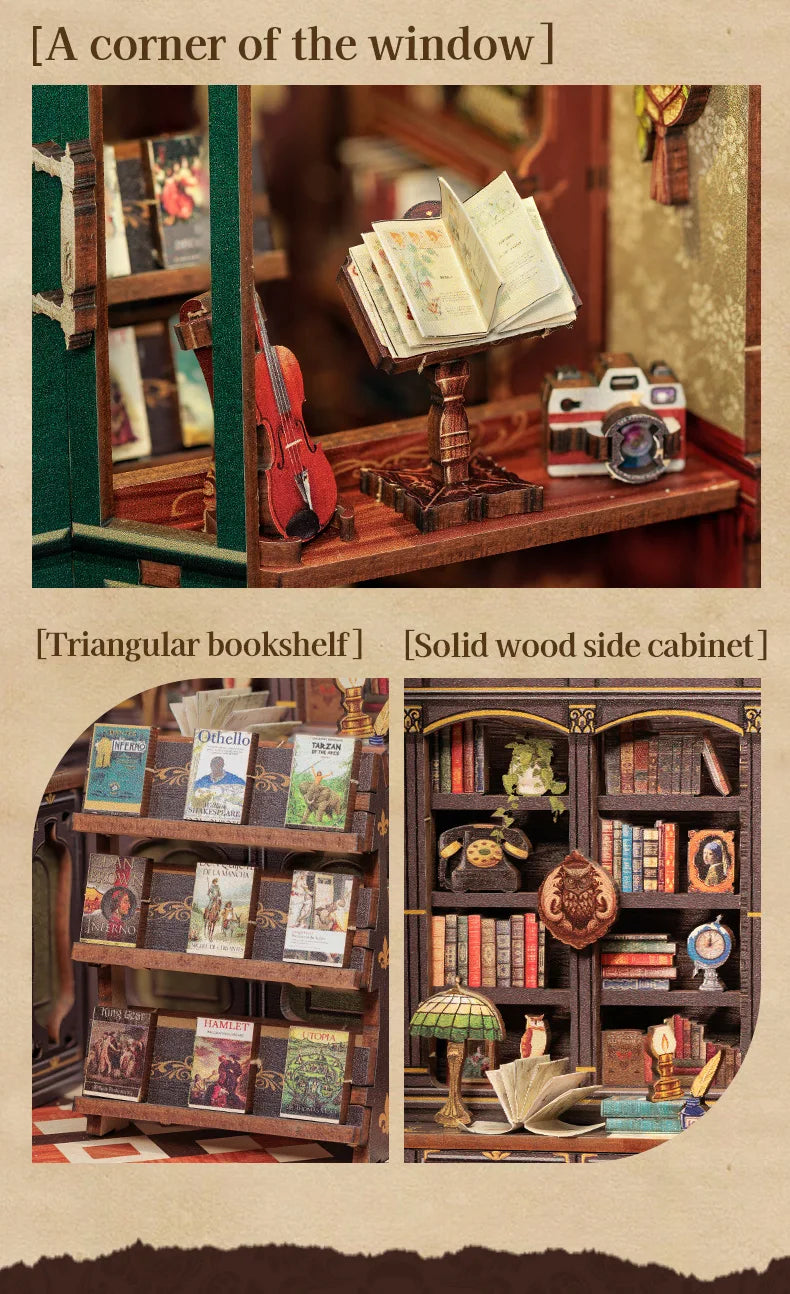 DIY Cozy Book Nook Light Kit