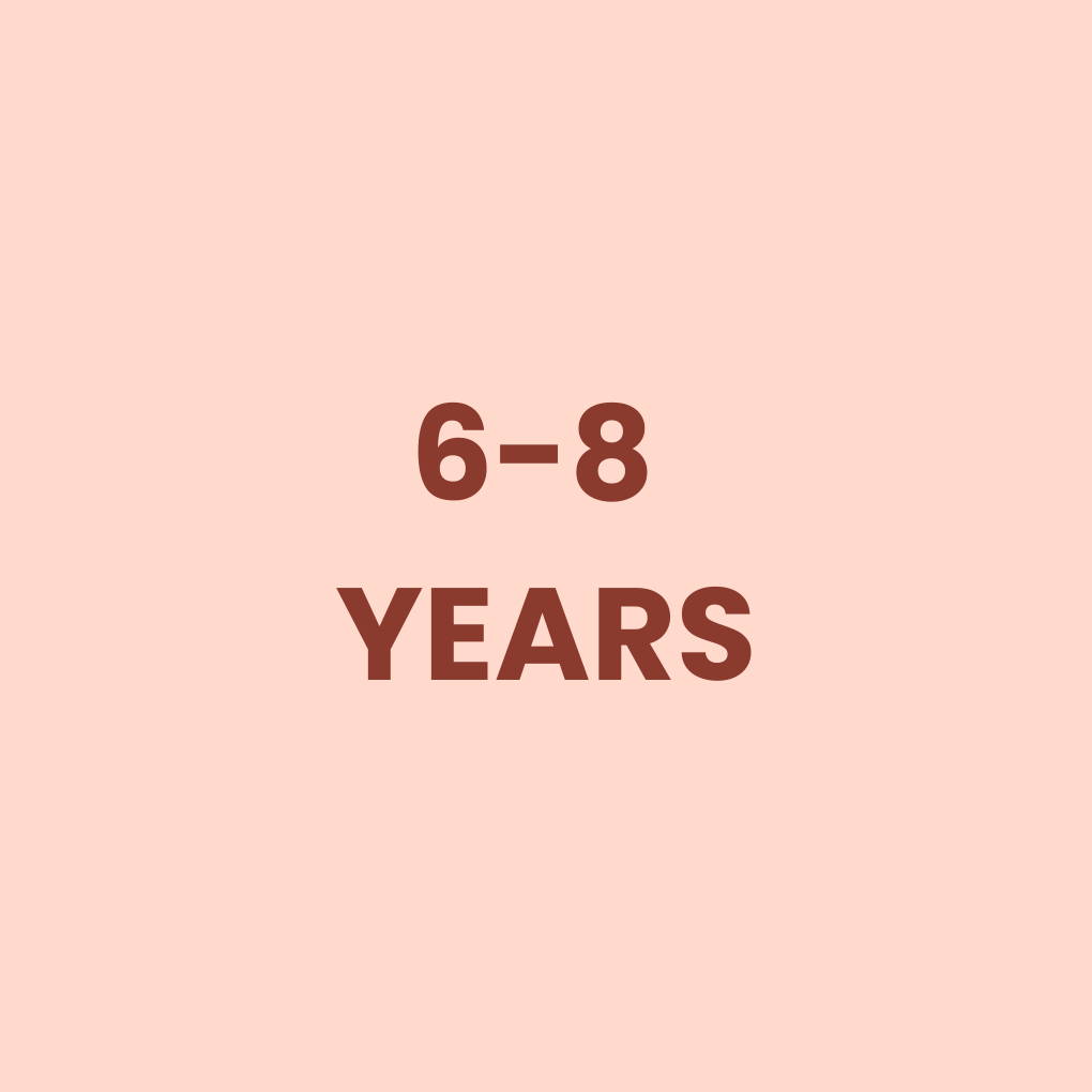 6–8 Years