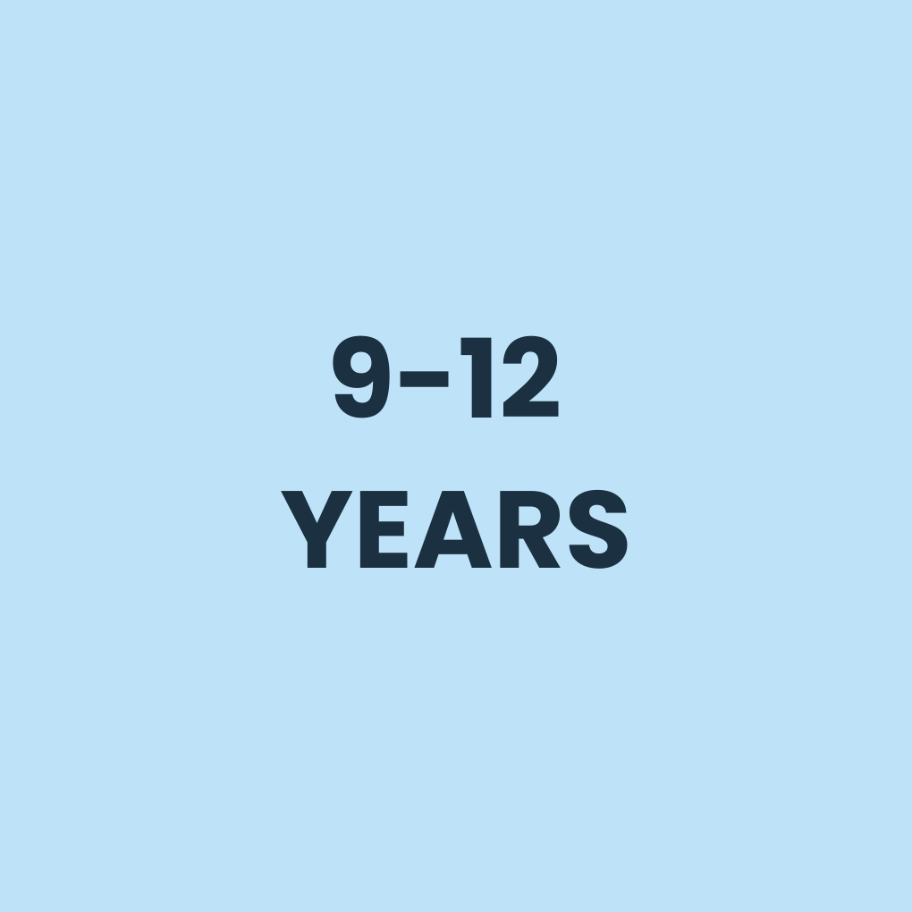 9–12 Years