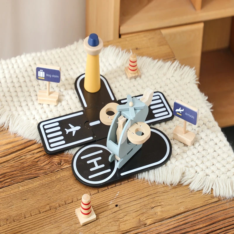 Mini Helicopter Landing Adventure Set