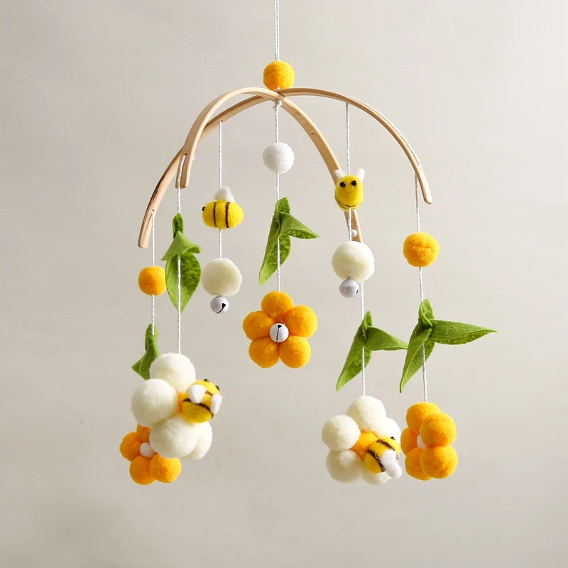 Musical Bee Crib Mobile Rattles