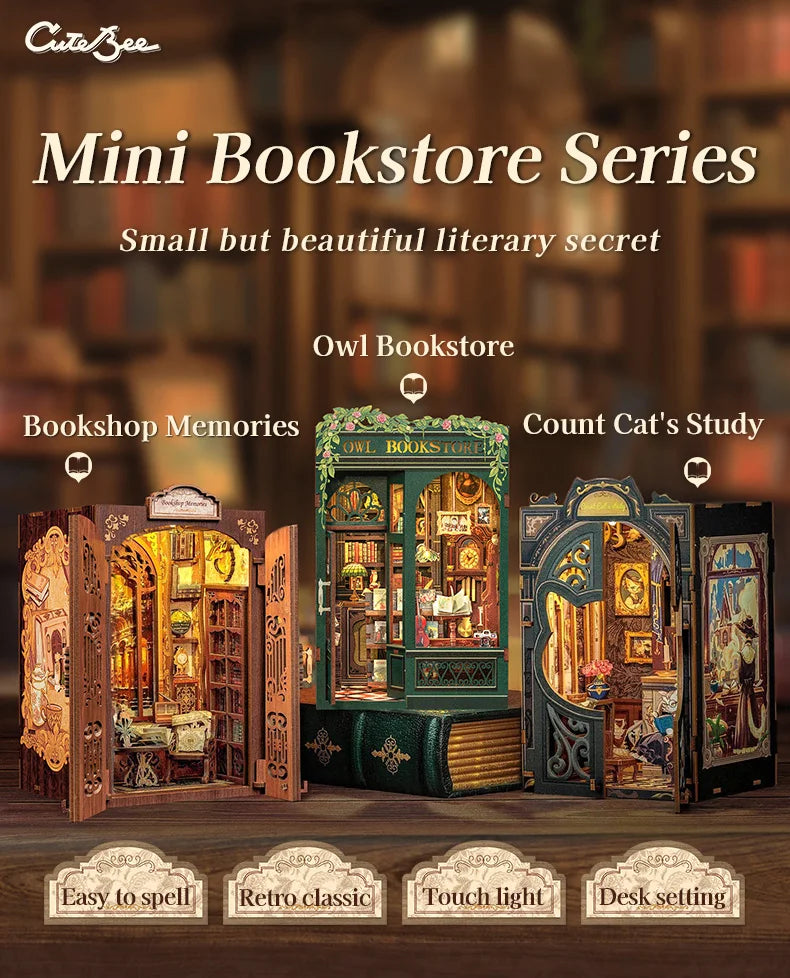 DIY Cozy Book Nook Light Kit