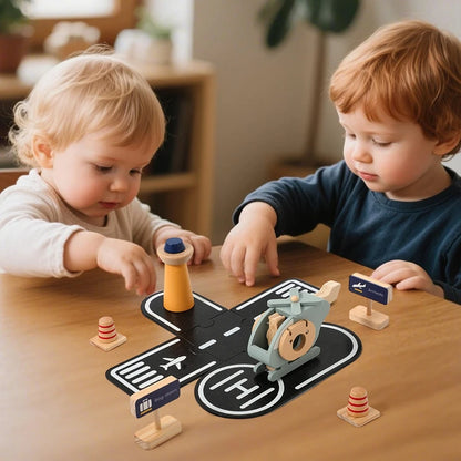 Mini Helicopter Landing Adventure Set