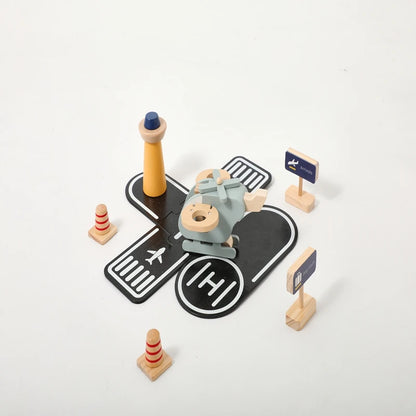 Mini Helicopter Landing Adventure Set
