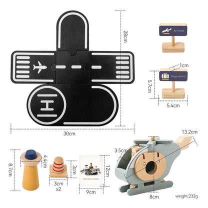 Mini Helicopter Landing Adventure Set