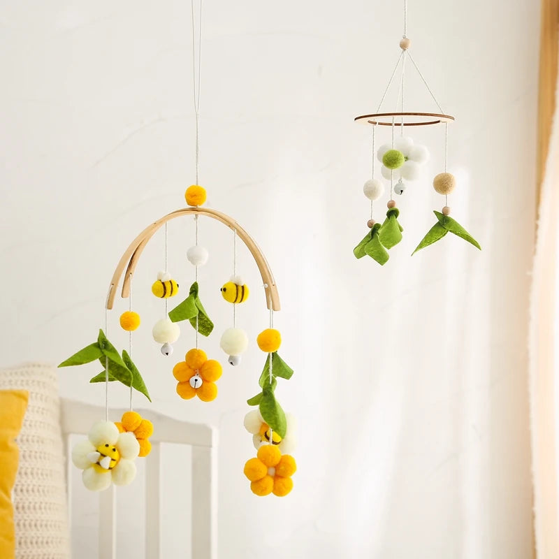 Musical Bee Crib Mobile Rattles