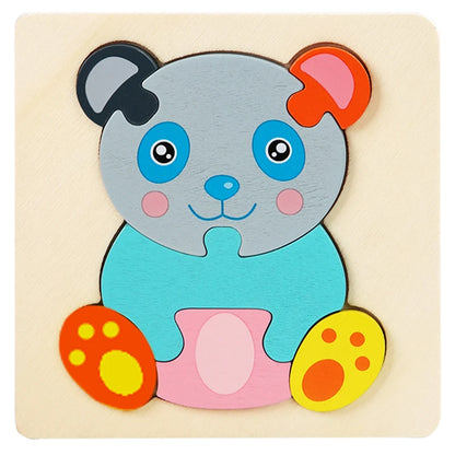 Montessori Animal Puzzle Adventure