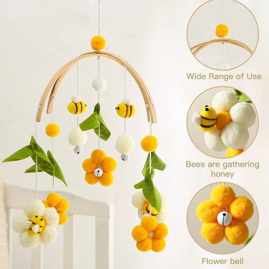 Musical Bee Crib Mobile Rattles