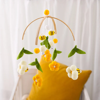 Musical Bee Crib Mobile Rattles