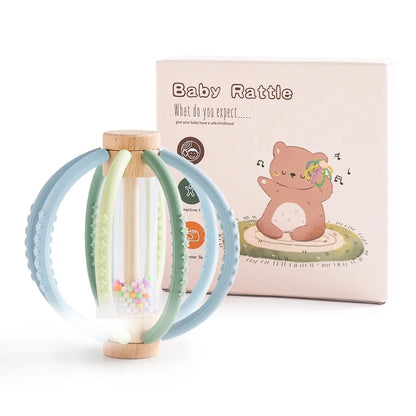 Wooden Rain Drum Sensory Rattle