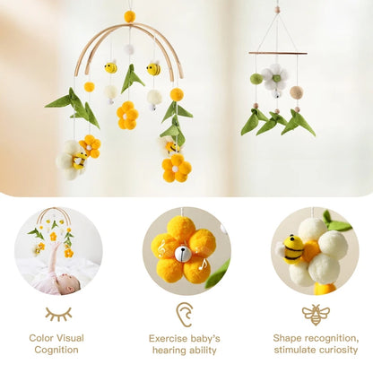 Musical Bee Crib Mobile Rattles