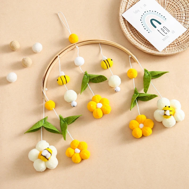 Musical Bee Crib Mobile Rattles