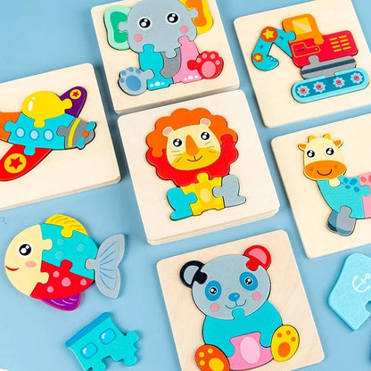 Montessori Animal Puzzle Adventure