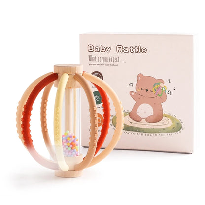 Wooden Rain Drum Sensory Rattle