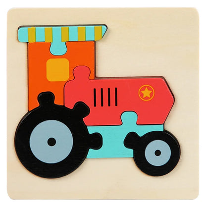 Montessori Animal Puzzle Adventure