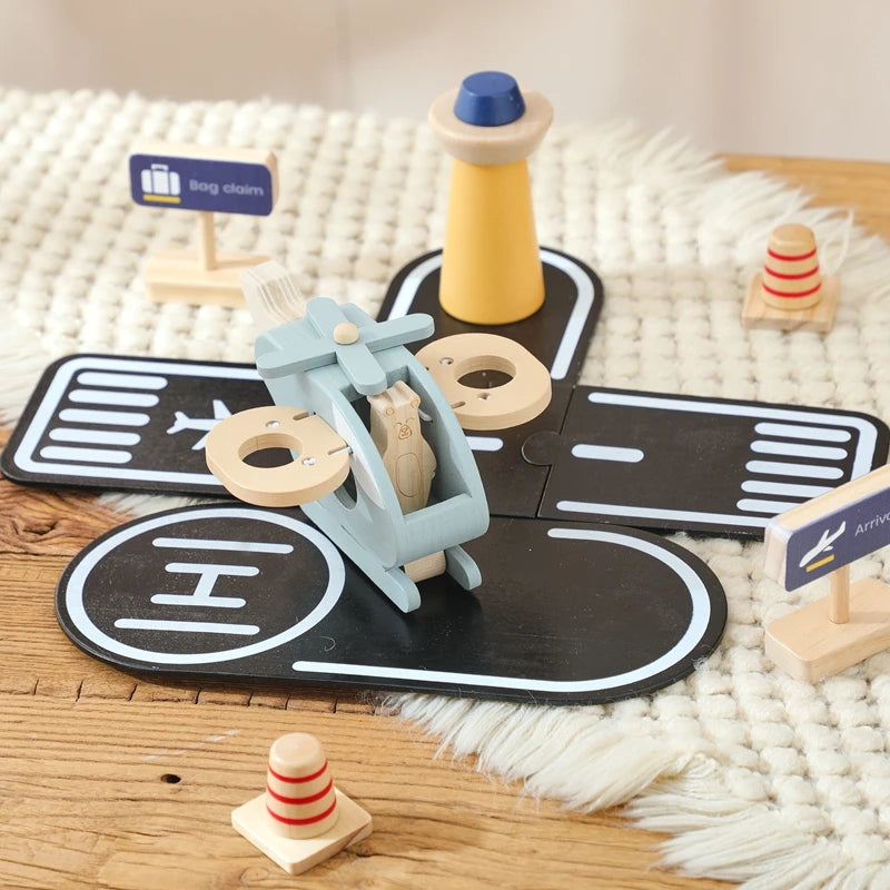 Mini Helicopter Landing Adventure Set