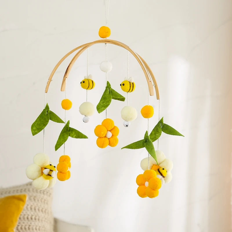 Musical Bee Crib Mobile Rattles