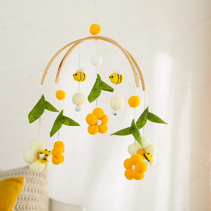 Musical Bee Crib Mobile Rattles