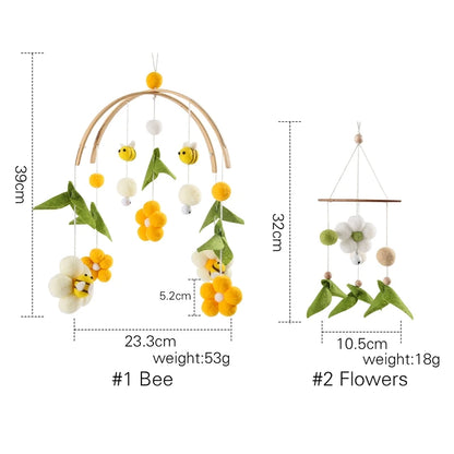 Musical Bee Crib Mobile Rattles