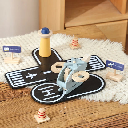 Mini Helicopter Landing Adventure Set
