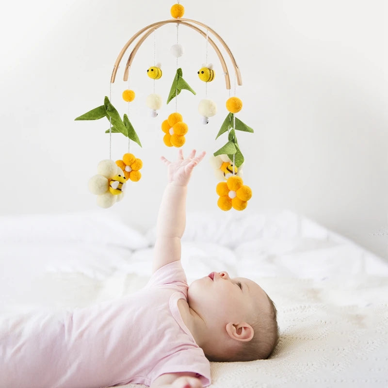 Musical Bee Crib Mobile Rattles