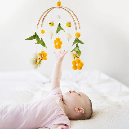 Musical Bee Crib Mobile Rattles
